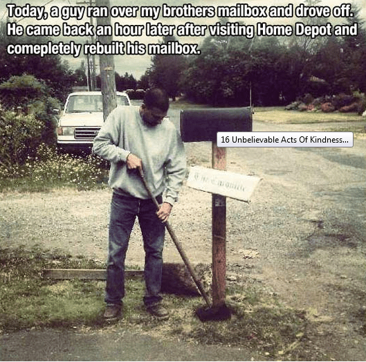 He Ran Over My Brother's Mailbox!