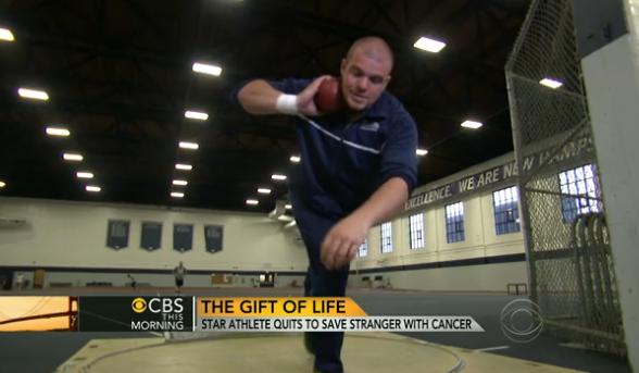 shotput donation man