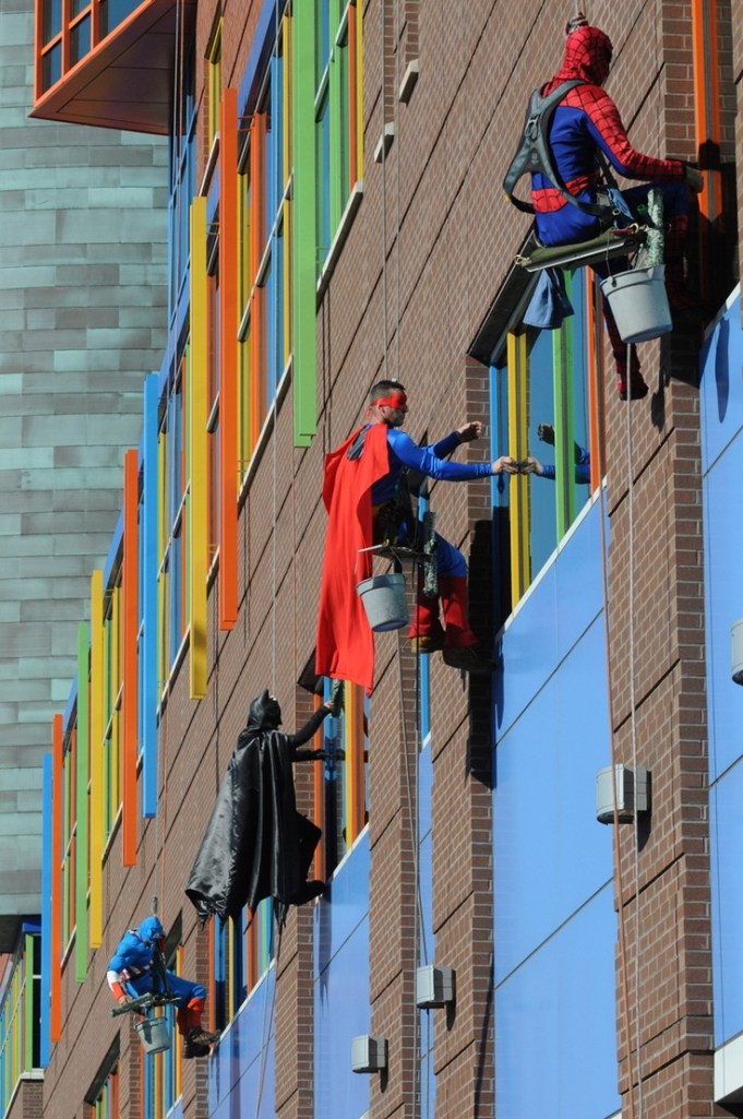 superhero window washers