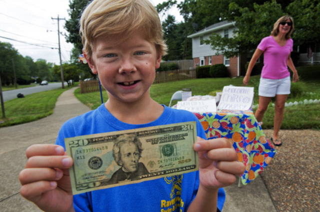 Johnny Karlinchak, 8, Saves Neighbor's Damaged Home With Lemonade Fundraiser 