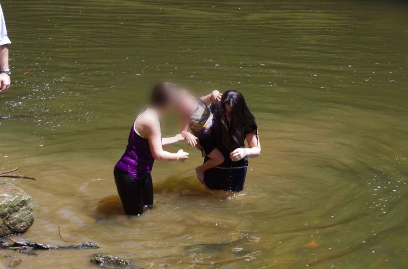 Becki Salmon saves boy