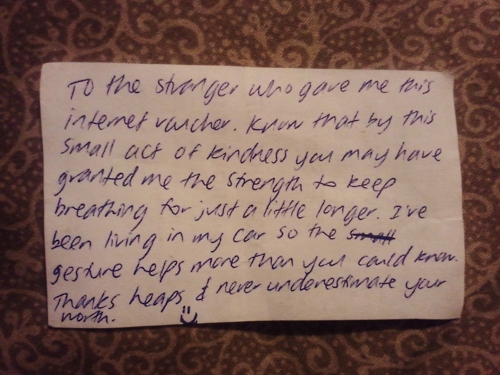 thank you note for internet voucher