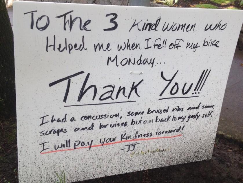 thank you letter to the 3 kind women