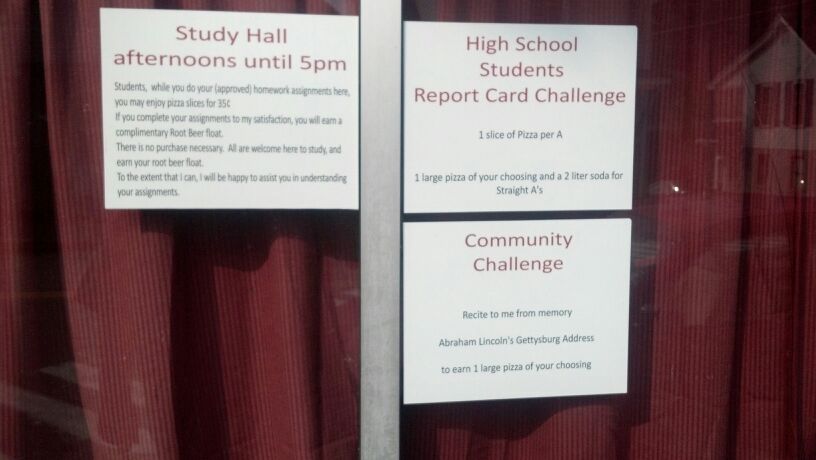 community pizza kindness