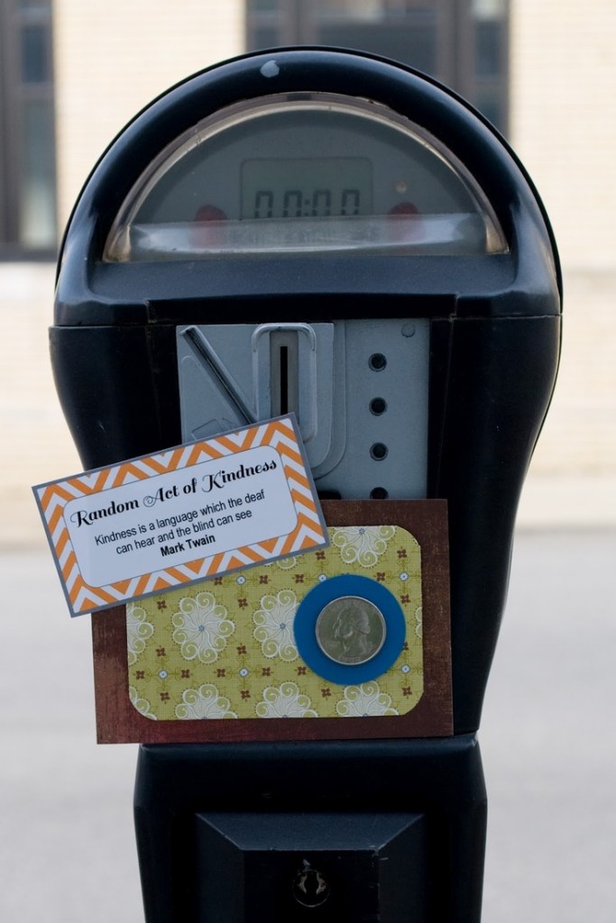 random act of kindness - parking meter