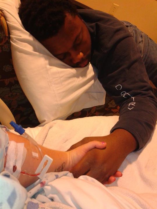 while i was near death and hospitalised