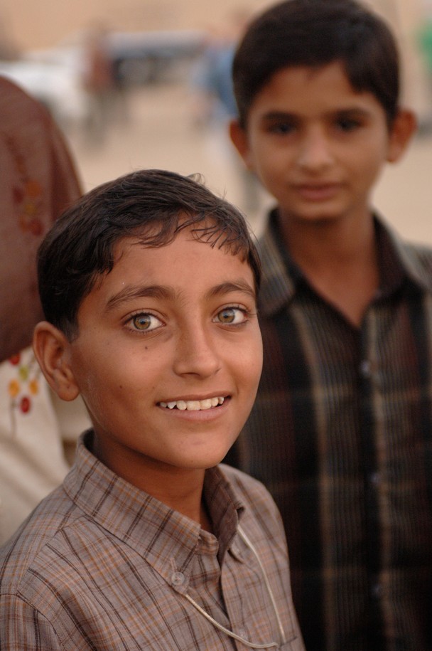 This young man came to watch the launch of our balloon.