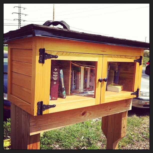 "Take a book, leave a book" 