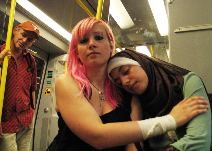 Deep love in the subway