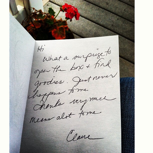 Found this note in my mailbox