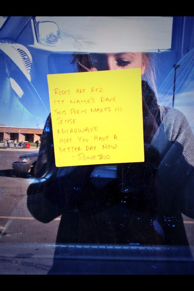 roses are red my name's dave