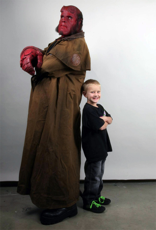 Ron Perlman becomes superhero for leukemia patient