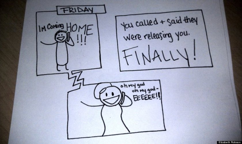 Wife's Hand-Drawn Comics Bring Sick Husband To Tears 11