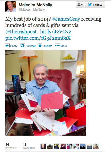 A lonely elderly man ran an ad asking someone to spend Christmas with him. A whole lot of people responded.