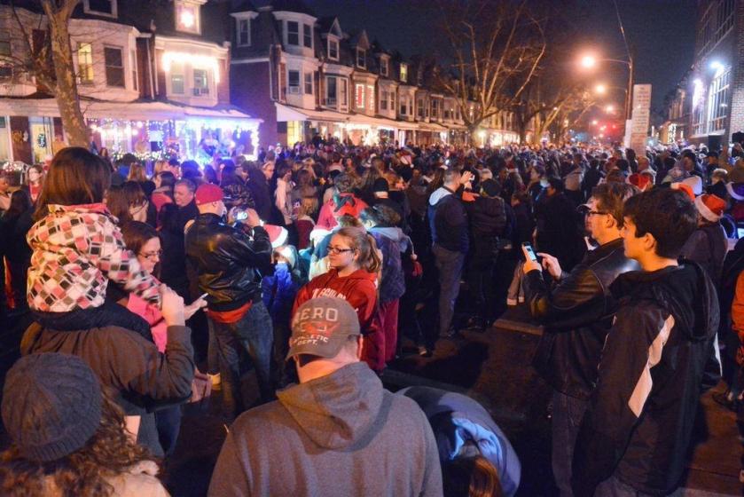 crowd for Delaney Brown