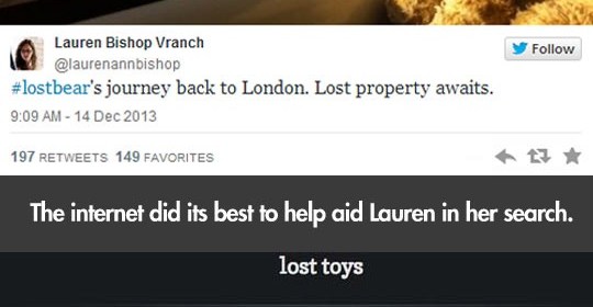 Little Girl Loses Her Stuffed Animal, Then The Internet Does Something Awesome