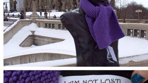 "Temps are supposed to drop tonight so someone in Ottawa, Ontario is placing these around the city"