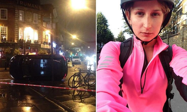 ‘They saved my life’: Injured cyclist praises passers-by who lifted car off her after she was run over. Claire Pepper suffered only a broken collarbone thanks to rescuers. Around 10 people lifted the car off her following a collision in Spitalfields, east London.