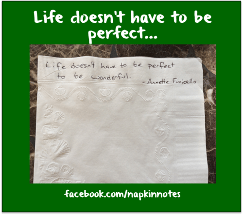 Napkin Notes Dad Quote