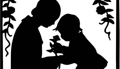 mother_and_child_silhouett