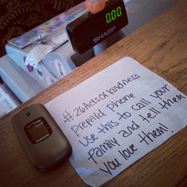 use phone to call loved ones and tell them you love them