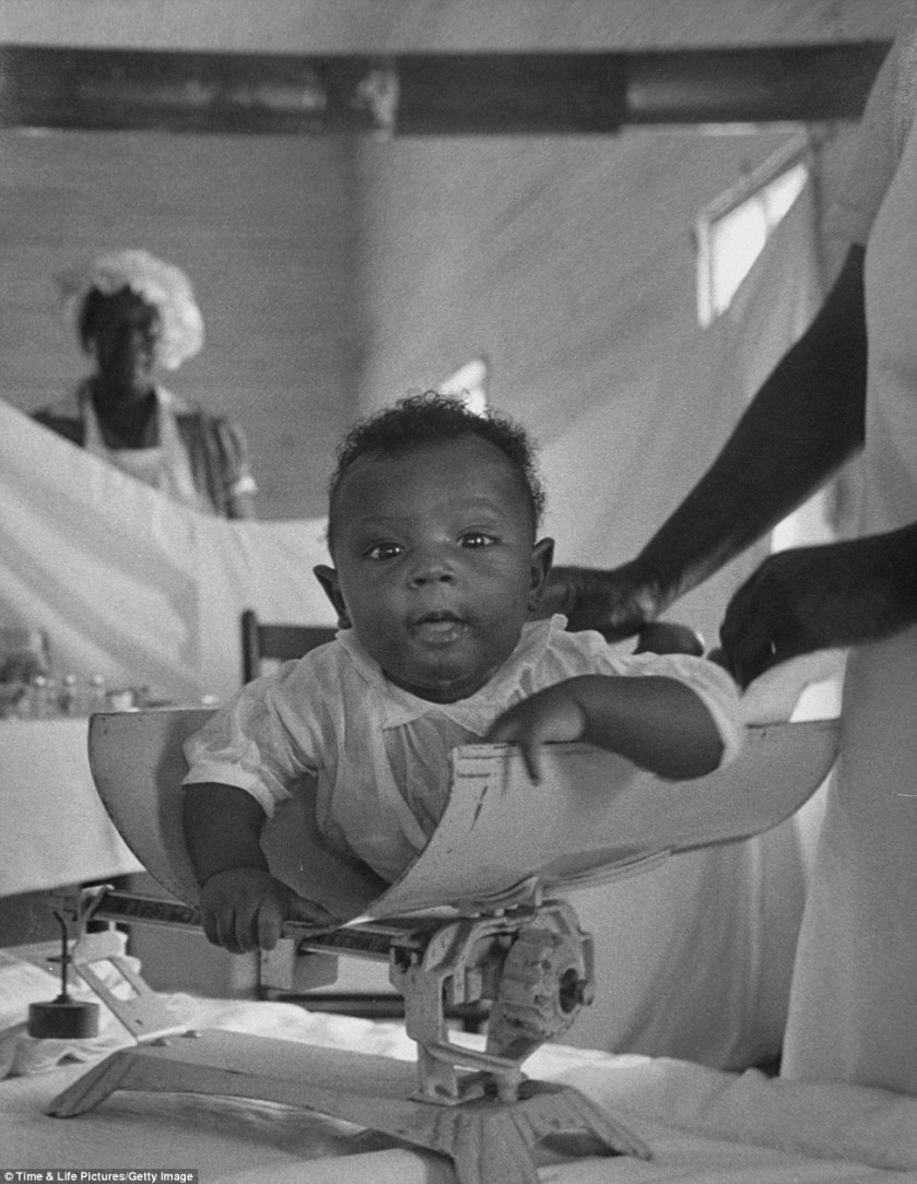 A bouncing baby cared for at some point by Maude Callen