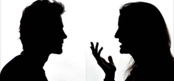 conversation silhouette