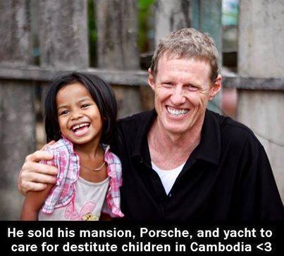 Scott Neeson, former head of 20th Century Fox International left Hollywood to save children scavenging in Cambodia's garbage dumps