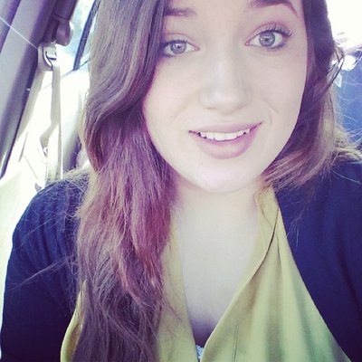 Ava Lins on the first day of her new job. Photo: Facebook