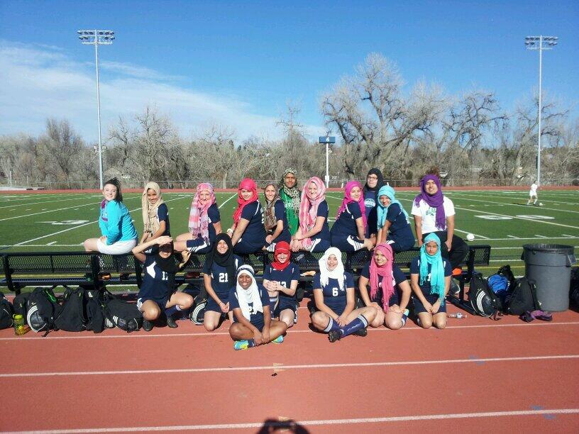 After watching their teammate get turned away due in part to her religious beliefs, the rest of the Overland High School girls soccer team in Aurora, Colo., displayed the true meaning of unity.