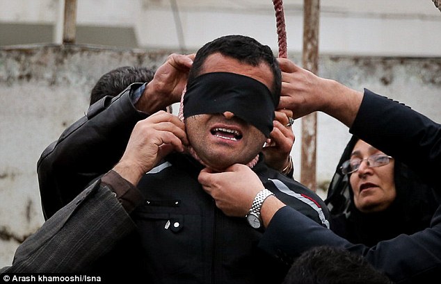 incredible moment an Iranian killer is spared execution by his victim's mother 