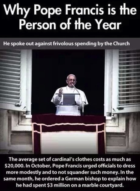 Why Pope Francis is Person of the Year1