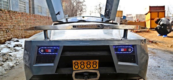 Grandfather Spends 6-months Building a Mini-Lamborghini for his Grandson