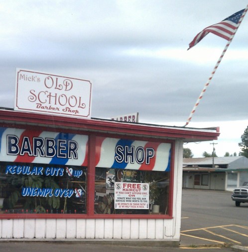 Free Haircuts If You Can’t Afford One.