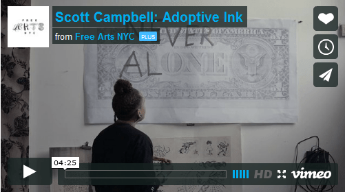 Tattoo artist Scott Campbell