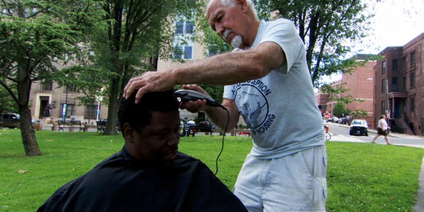 On the Road Haircuts for the homeless CBS News Video