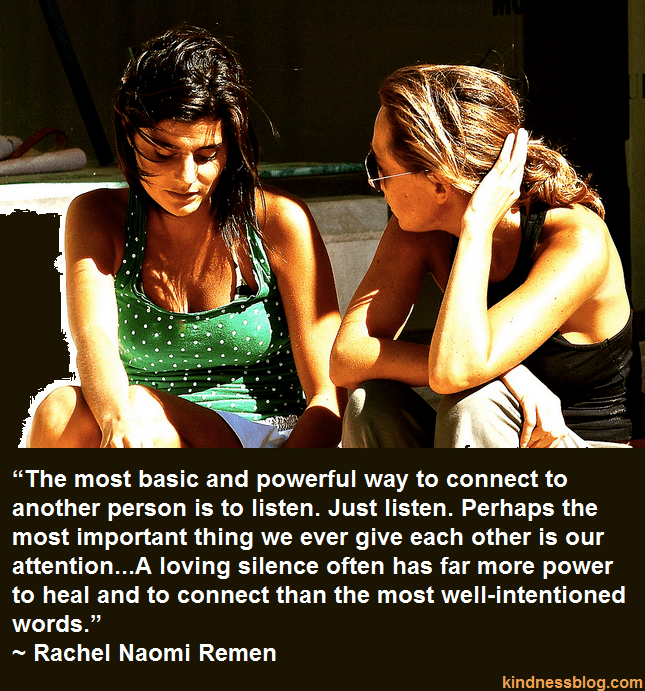 listening is kindness