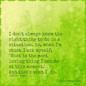 Katrina Mayer Quote on a Green Background