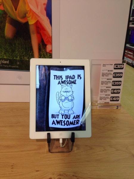 Motivational Post-it Notes on Trains 