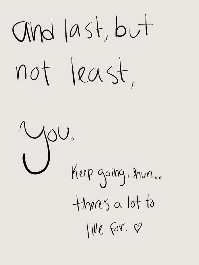 Nice Things - (Reasons to Stay Alive)