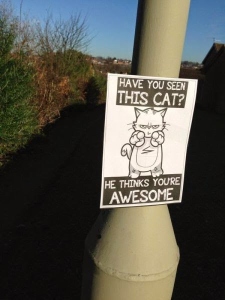 Motivational Post-it Notes on Trains 