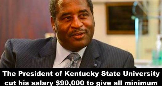 Raymond Burse, interim president of Kentucky State University