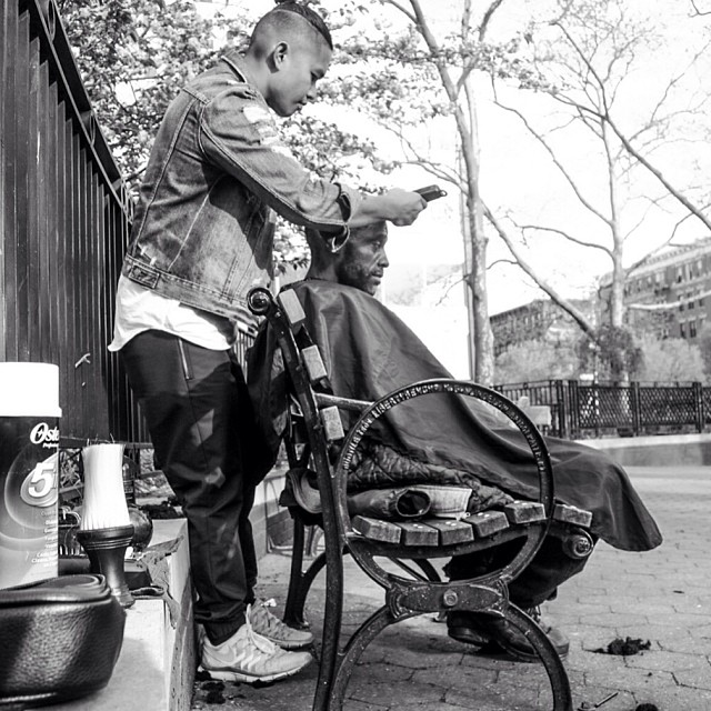 mark bustos haircuts for the homeless