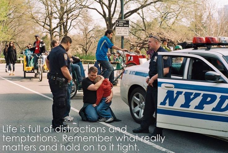 father being reunited with his son after his son got lost