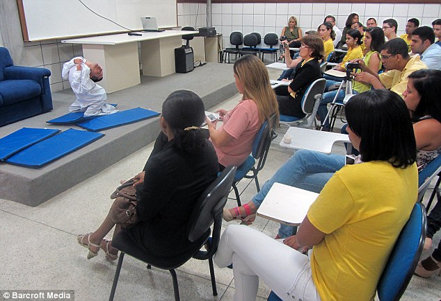 Man born with upside-down head defies doctors and becomes motivational speaker 