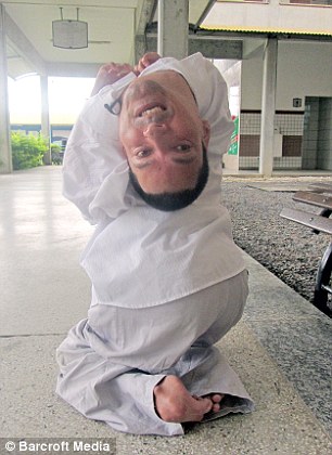 Man born with upside-down head defies doctors and becomes motivational speaker 