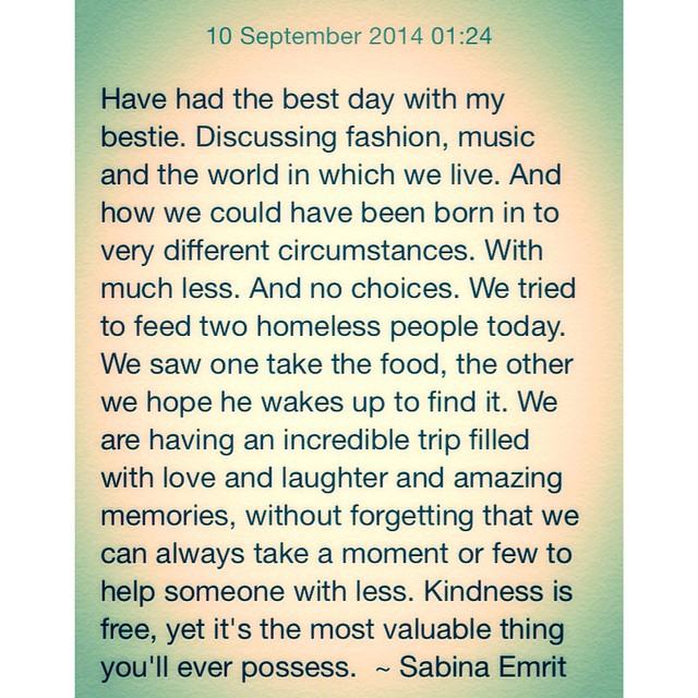 Being Grateful - An Example