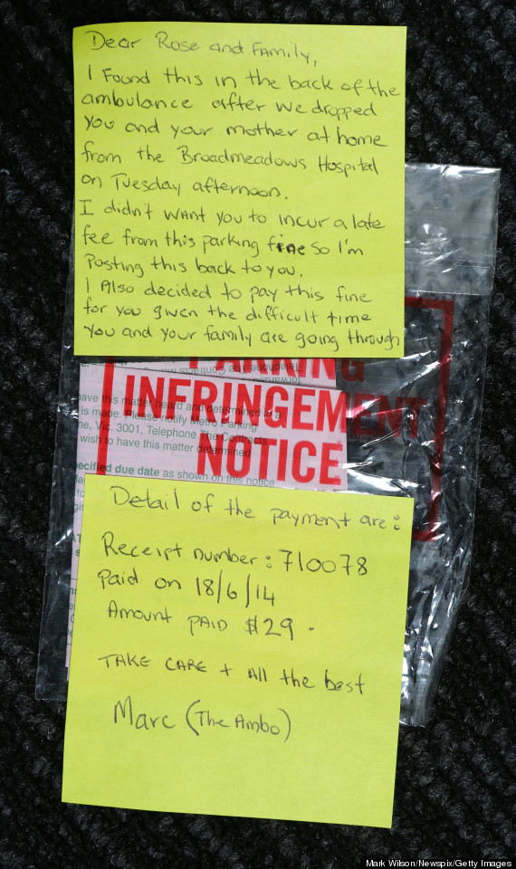 A Paramedic Used His Money To Help A Grieving Family...Now They Have One Less Thing to Worry About.