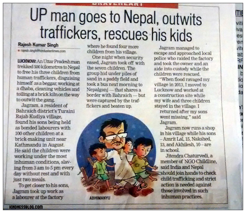 Father rescues His Children