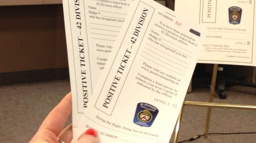 police positive tickets